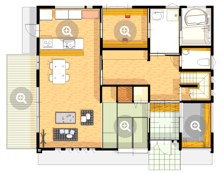 家事楽な間取り図