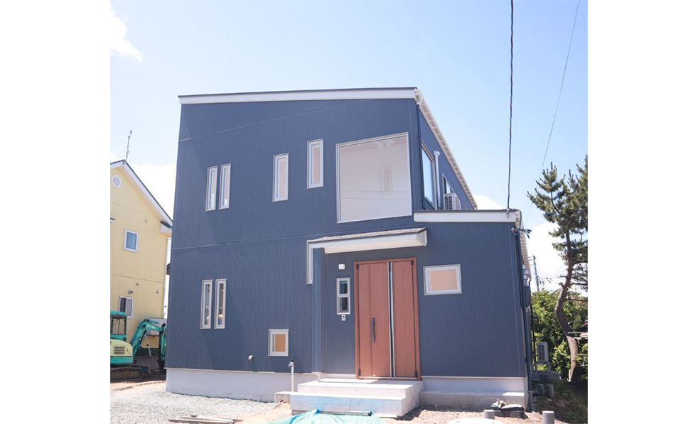 海の見えるモダンなお家